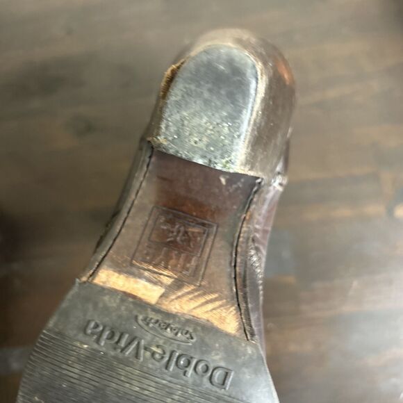 Frye Women Size 8B Boots Cowboy Western Pull On Shoes Heel Black Leather Jackie - Picture 14 of 16